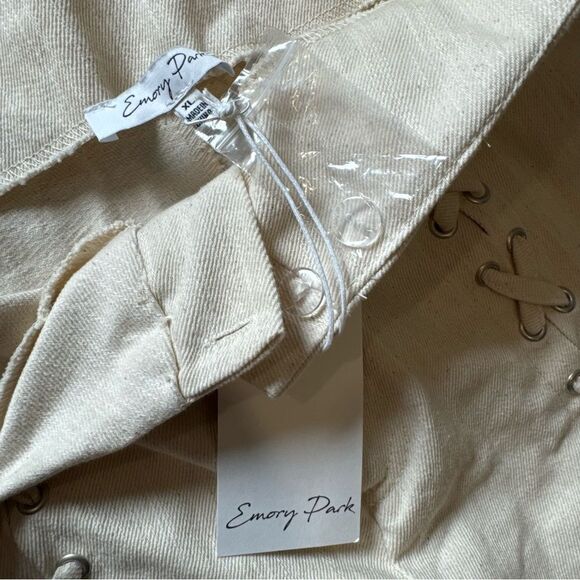 Revolve Emory Park Lace-Up Cotton Pants - Picture 8 of 9